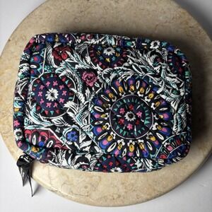 Vera Bradley Zip Around Jewelry Folio‎ Stained Glass Medallion EUC VB
